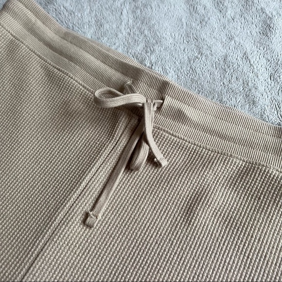 NWT Skin Leona High Rise Waffle Knit Drawstring Lounge Leggings Elm Sz 4 XL - Picture 6 of 15